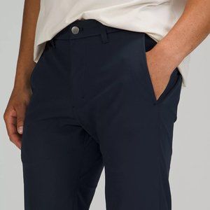 New With Tags Lululemon Commission Skinny-Fit Pant in True Navy Warpstream Fabri